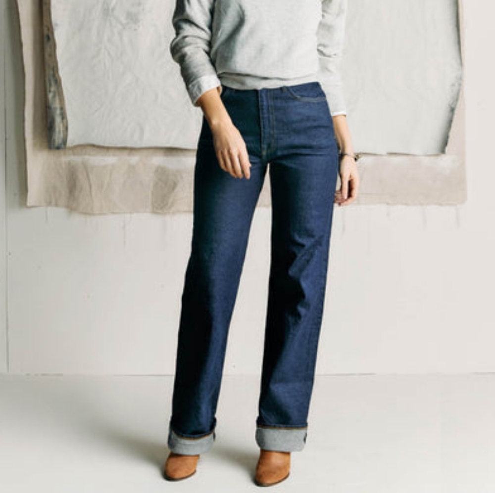 Imogene + Willie Catherine indigo selvage rinse